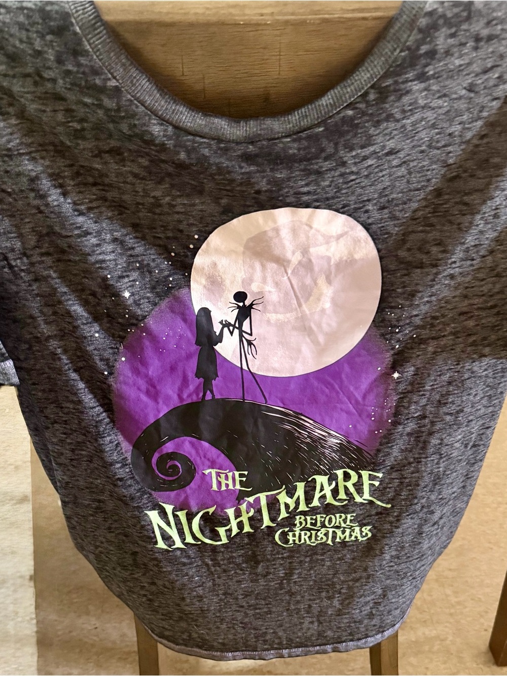 The Nightmare Before Christmas Graphic Tee with Moon